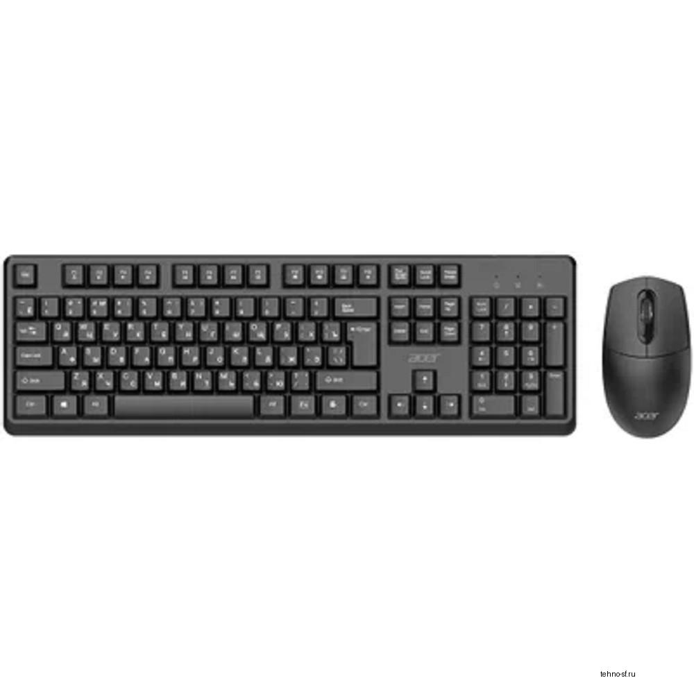 Acer OCC501 [ZL.ACC11.00H] Комплект (клавиатура + мышь)  клав:черный мышь:черный USB Multimedia