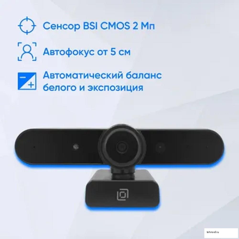 Оклик OK-C031FH черный 2Mpix (1920x1080) USB2.0 с микрофоном