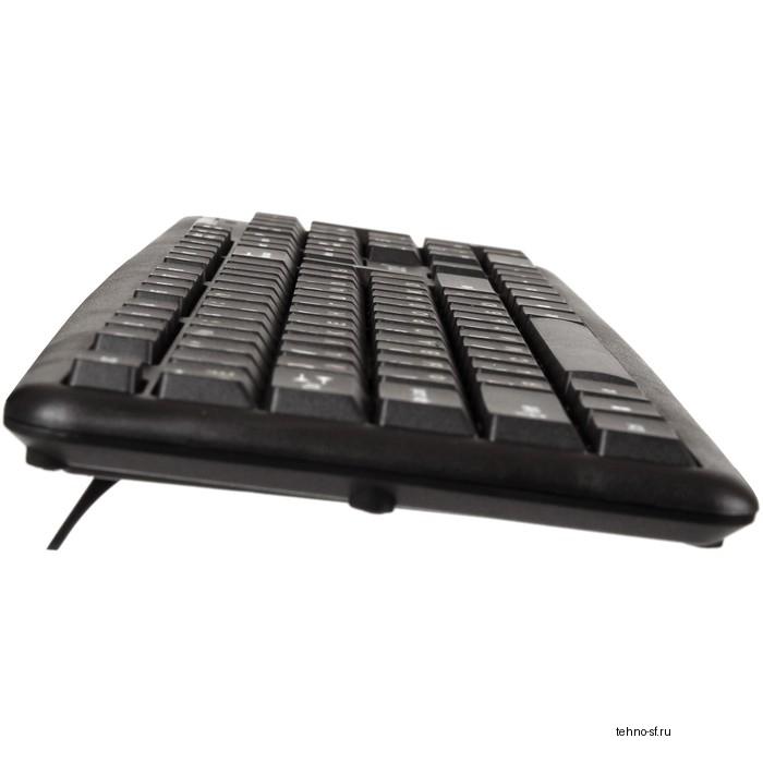 Exegate EX279940RUS Клавиатура Exegate LY-331L, <USB, шнур 2м, черная,  104кл, Enter большой>, OEM