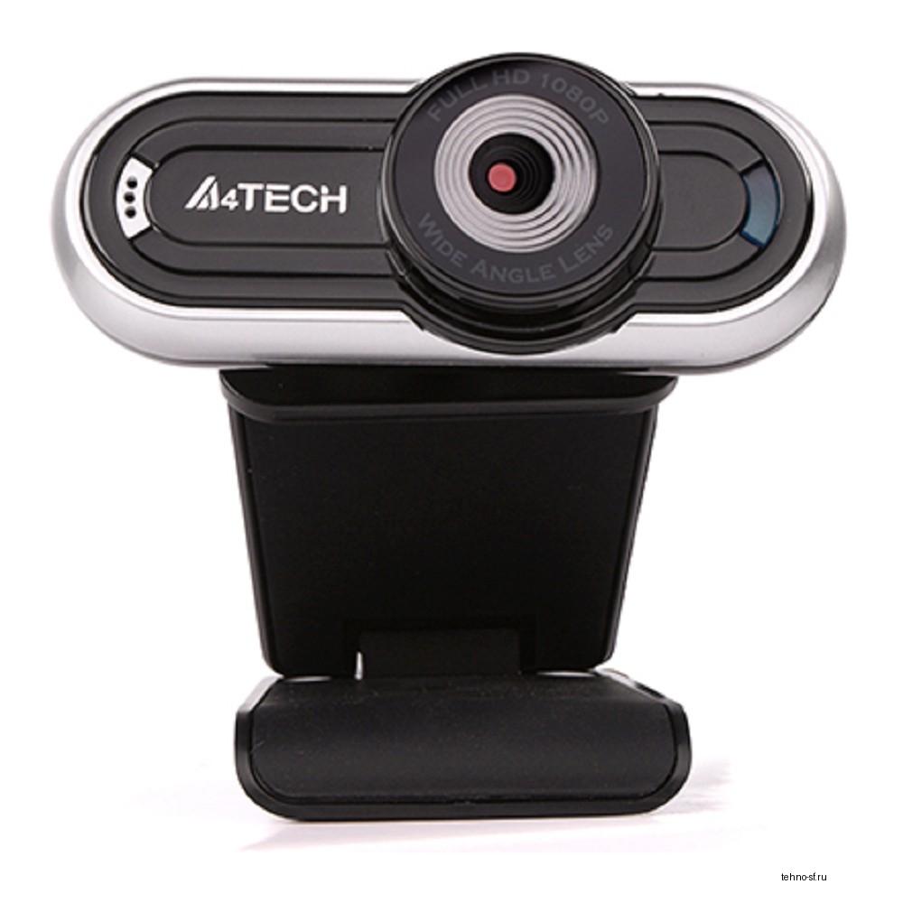 Web-камера A4Tech PK-920H {серый, 2Mpix, 1920x1080, USB2.0,  с микрофоном} [1405146]