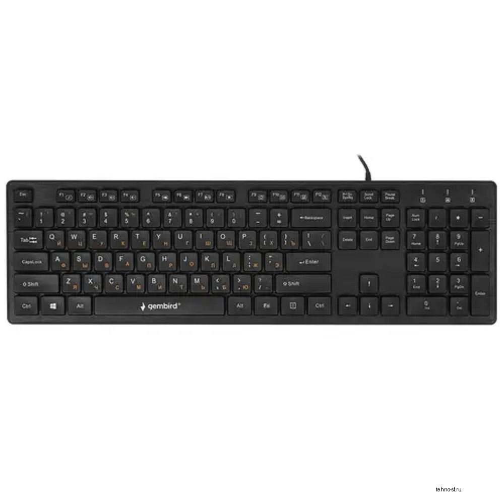 Клавиатура Gembird KB-8360U,{ Шоколадный, USB, 104 клавиши, 2 usb-хаба}