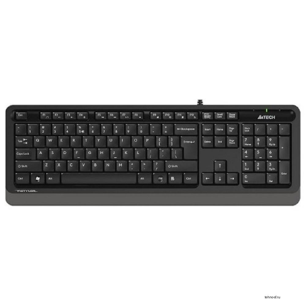 Клавиатура A4Tech Fstyler FK10 черный/серый USB [1147518]