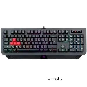 Клавиатура A4Tech Bloody B120N черный USB Multimedia for gamer LED (B120N)